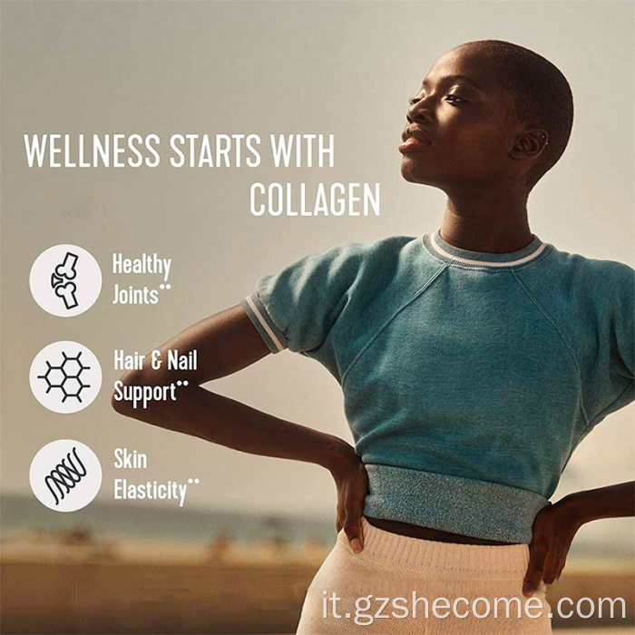 Collagene in polvere zero zucchero marino peptidi di collagene in polvere